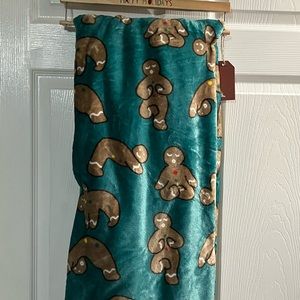 Gingerbread throw Blanket